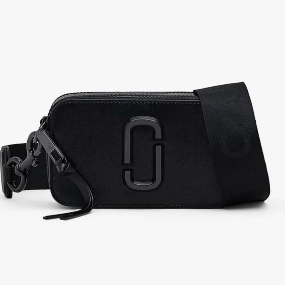 Marc Jacobs Black The Snapshot DTM Crossbody Bag